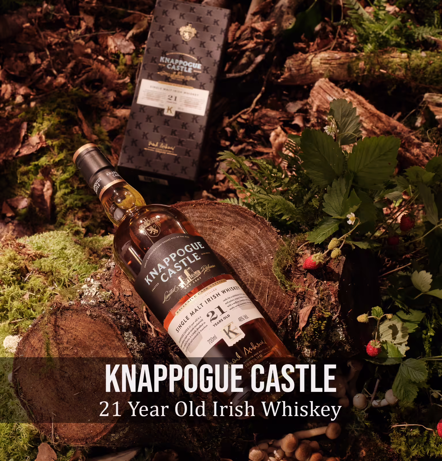 Knappogue Castle 21 Year Old Single Malt Irish Whiskey