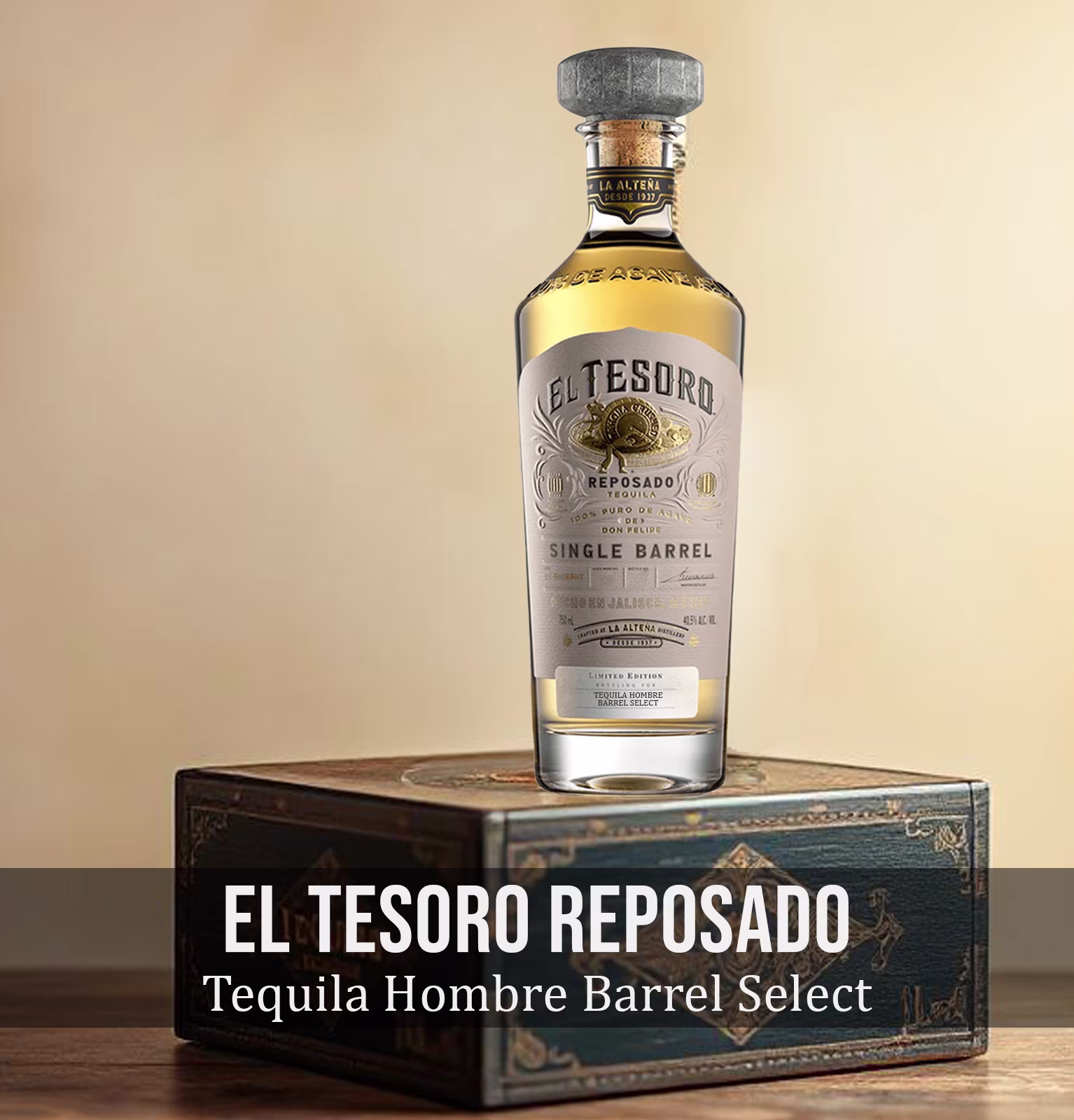 El Tesoro Single Barrel Hombre Barrel Select Reposado Tequila