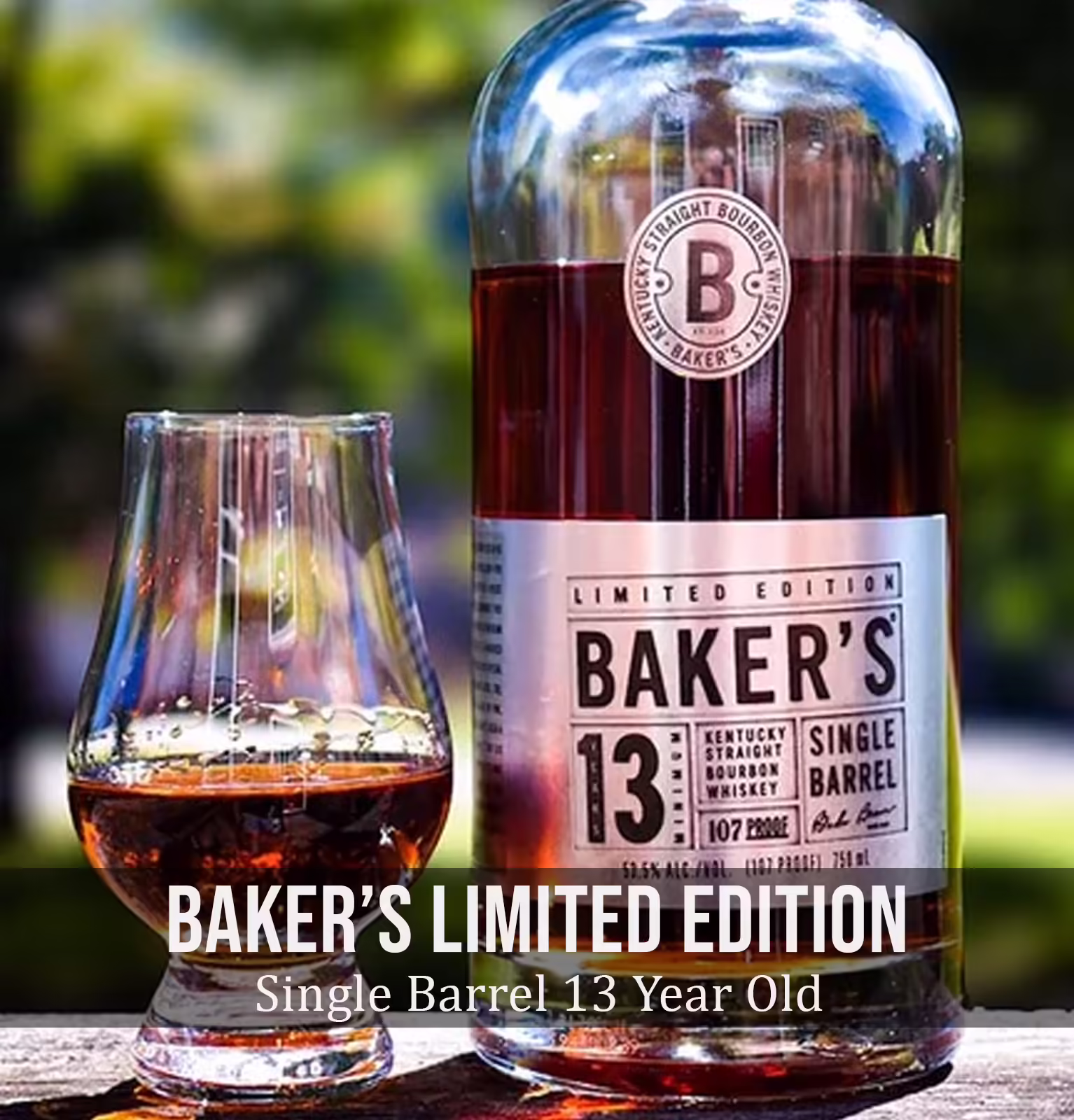 Bakers Limited Edition Single Barrel 13 Year Old Bourbon Whiskey