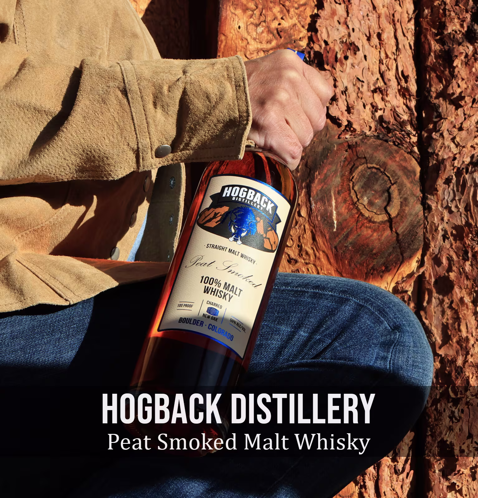 Hogback Distillery Peat Smoked Single Barrel Straight Malt Whisky
