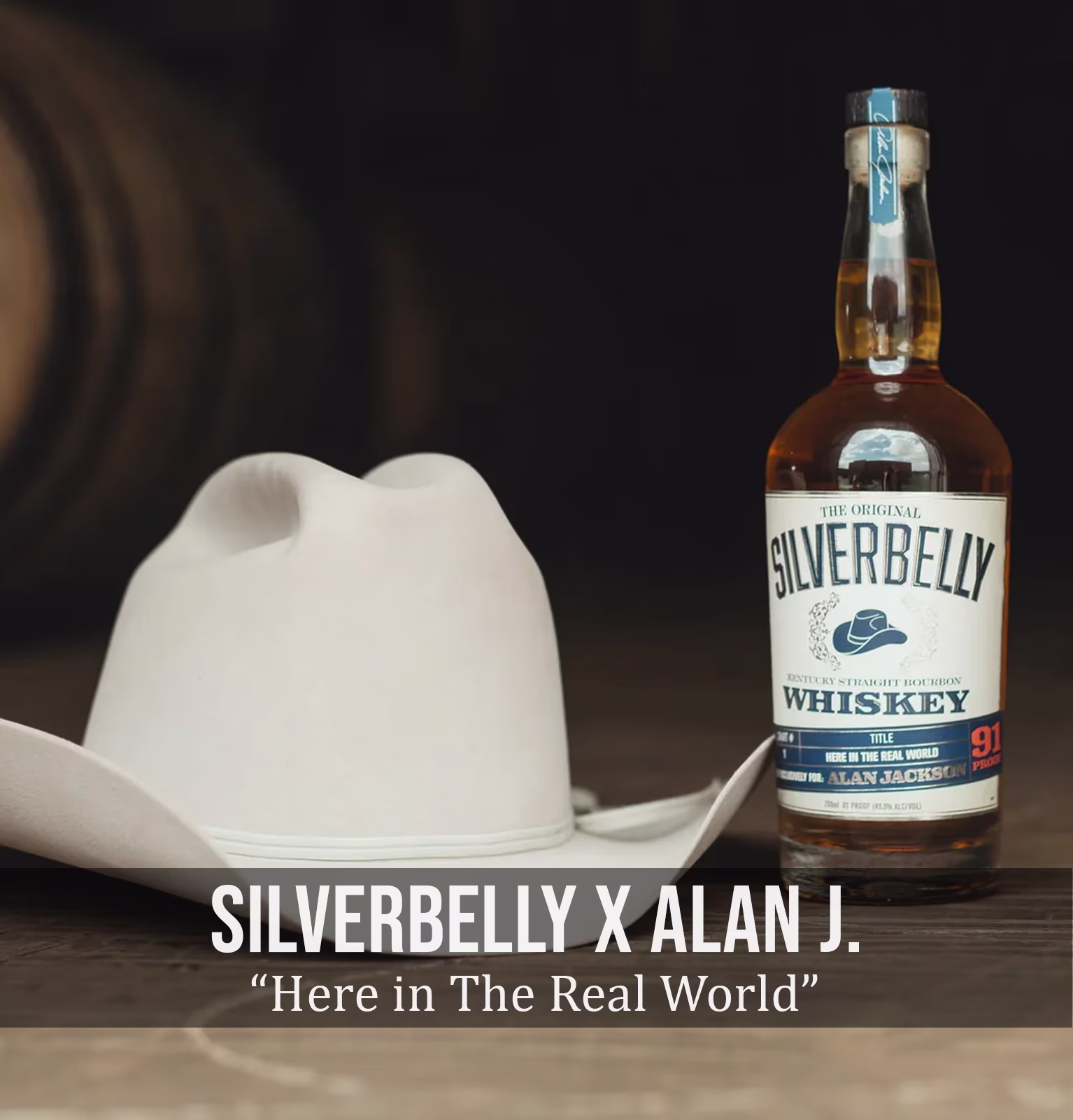 Silverbelly x Alan Jackson “Here in The Real World” Straight Bourbon Whiskey