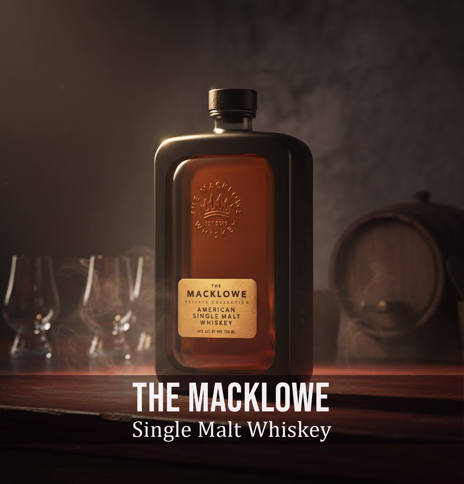 The Macklowe 8 Year Old American Single Malt Whiskey
