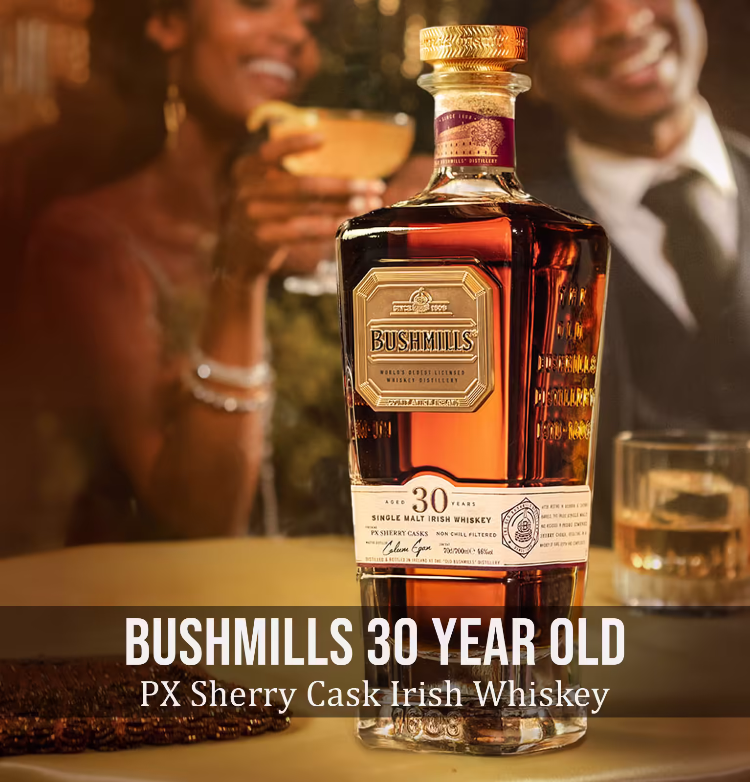 Bushmills 30 Year Old PX Sherry Cask Single Malt Irish Whiskey