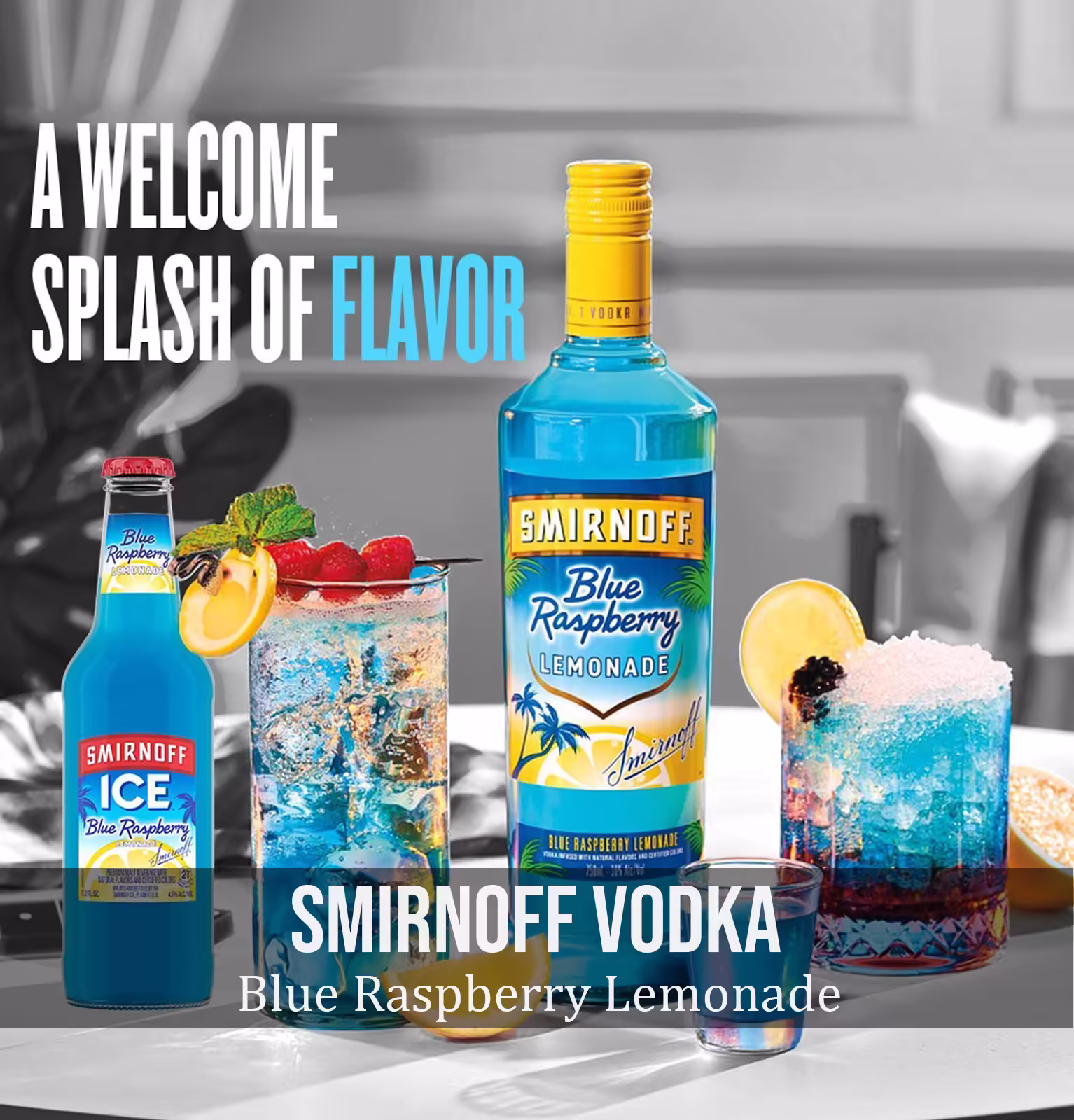 Smirnoff Blue Raspberry Lemonade Vodka