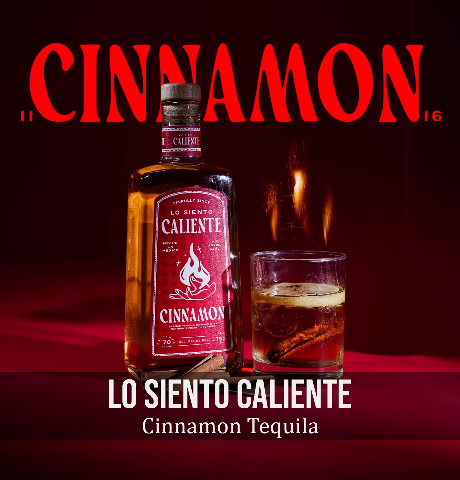 Lo Siento Caliente Cinnamon Tequila