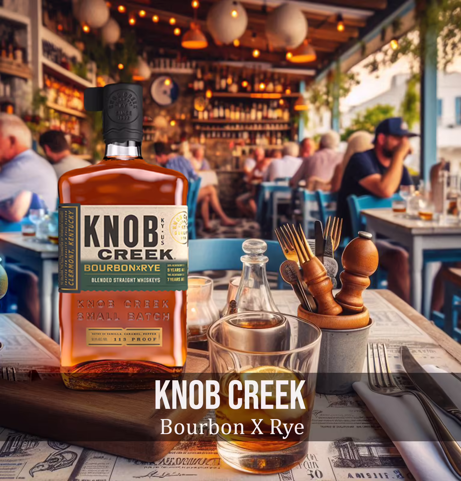 Knob Creek Bourbon X Rye Blended Whiskey