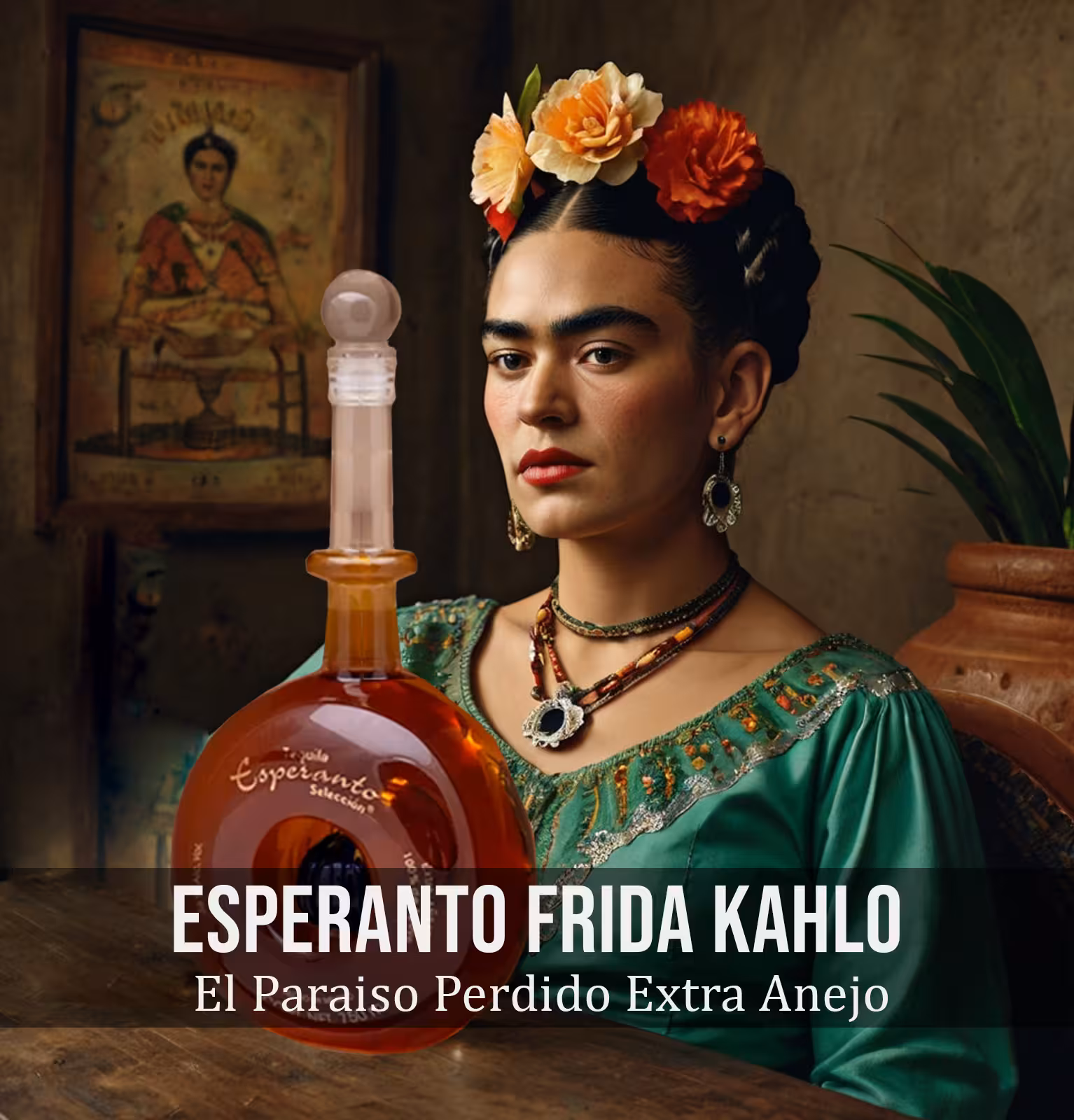 Esperanto Frida Kahlo El Paraiso Perdido Extra Anejo Tequila
