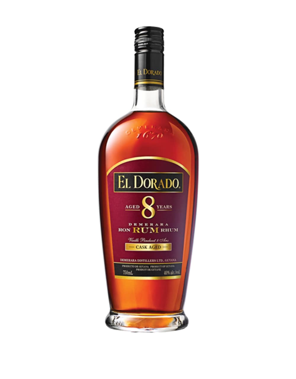 El Dorado Cask Aged 8 Year Old Guyana Ron Rum